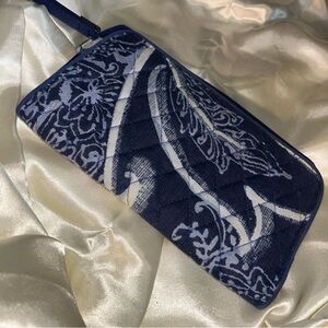 Vera Bradley Blue and White Patterned Wallet